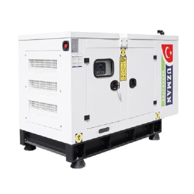 Генератор UZMAN IYI-R-44 дизельний Ricardo K4102ZD 44 KVA/35KW, трифазний 230/400V, 50Hz, 100 л, 2200x900x1200 м (IYI-R-44)