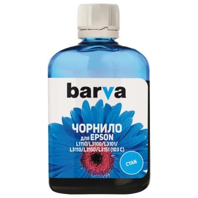 Чорнило Barva Epson 103 100мл CYAN (E103-691)