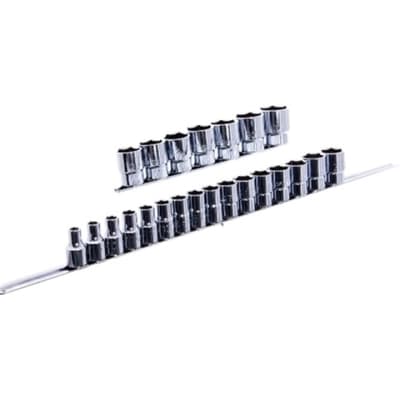 Набір торцевих головок Toptul торцевих на планці 1/2" 23шт. 8-32мм (GAAQ1604U)