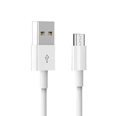 Дата кабель USB 2.0 AM to Micro 5P 1.0m 2.4A white Denmen (D22V-WH)