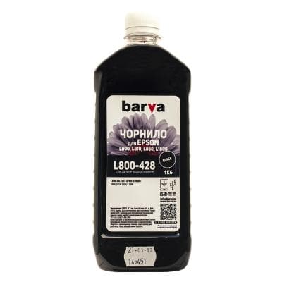 Чорнило Barva Epson 673 1кг BLACK (T6731) (L800-428)