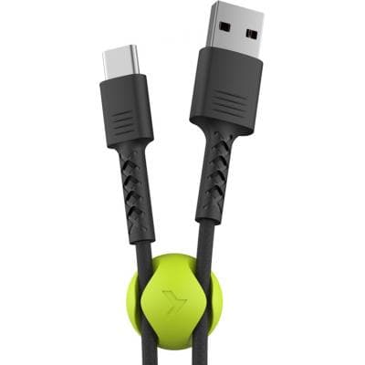 Дата кабель USB 2.0 AM to USB-C 1.0m Soft black Pixus (4897058530919)