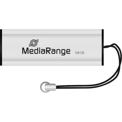 USB флеш накопичувач Mediarange 128GB Black/Silver USB 3.0 (MR918)