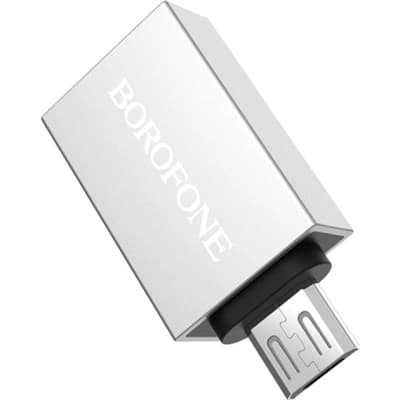 Перехідник OTG USB 3.0 AF to Micro 5P M BOROFONE (6957531090311)