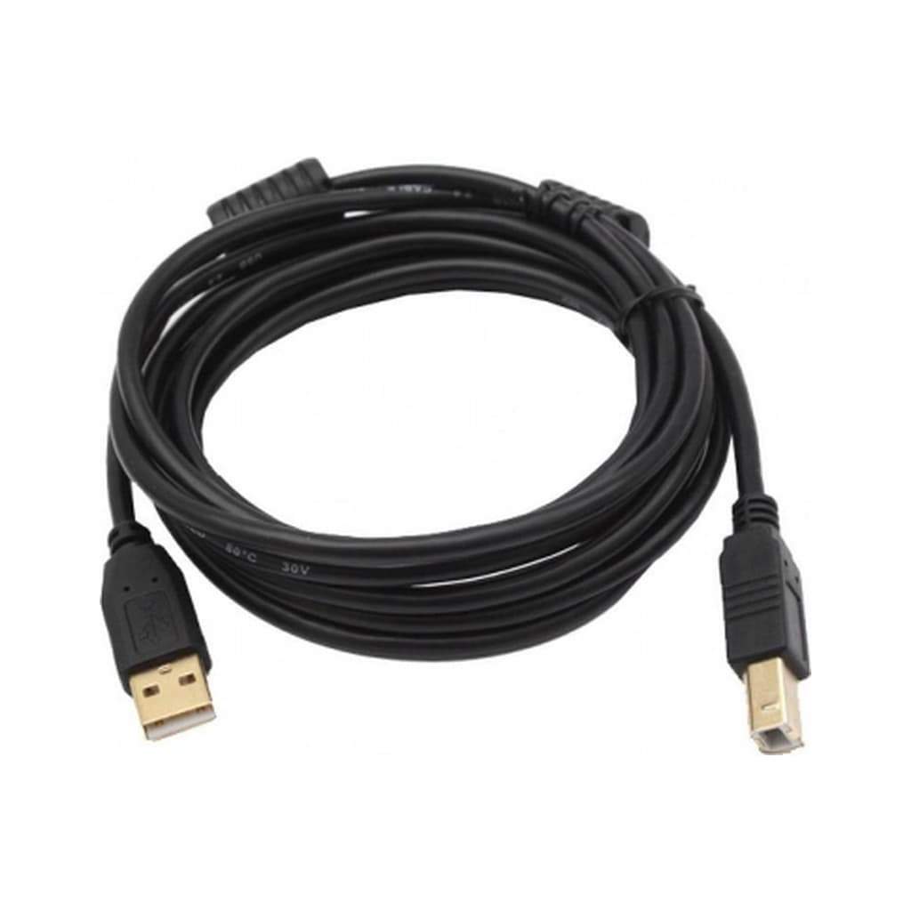 Кабель для принтера USB 2.0 AM/BM 1.8m ferrite black Voltronic (YT-AM/BM-1.8B)