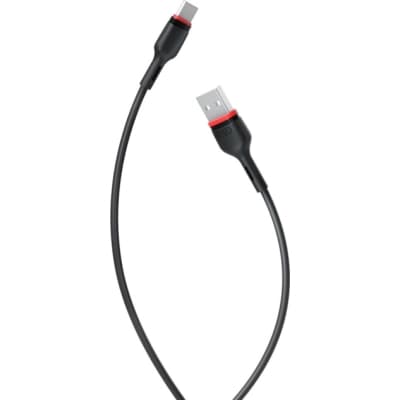 Дата кабель USB 2.0 AM to USB-C 1.0m 2.4A NB-P171 black XO (6920680873685)
