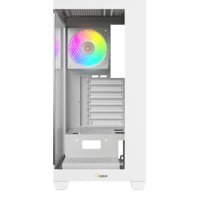 Корпус для ПК OCYPUS GAMMA C72 WH ARGB (GAMMA-C72-WHD400XX-GL)