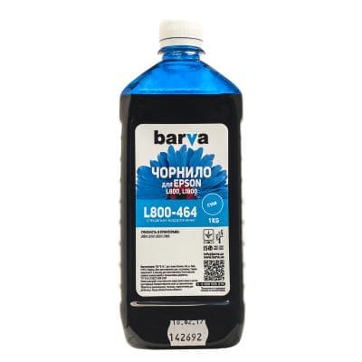 Чорнило Barva Epson 673 1кг CYAN (T6732) (L800-464)