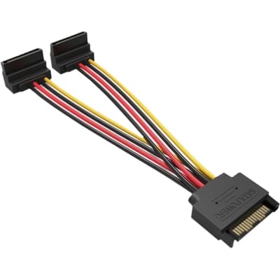 Кабель живлення Serial ATA Male to 2xSATA Female VENTION (KDBBB)