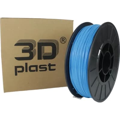 Пластик для 3D-принтера 3Dplast PETG 1.75мм, 0.85кг, light-blue (3DPTG17508BLU)