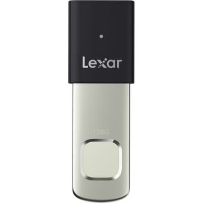USB флеш накопичувач Lexar 128GB JumpDrive Fingerprint F35 Pro USB 3.2 (LJDF35P128G-RNBNG)