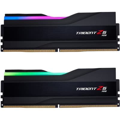 Модуль пам'яті для комп'ютера DDR5 96GB (2x48GB) 5600 MHz Trident Z5 RGB Matte Black G.Skill (F5-5600J4040D48GX2-TZ5RK)