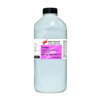 Тонер HP/Canon MPTCOL OS3 500г magenta (фасовка) Static Control (MPTCOL-500B-MAOS3-P)