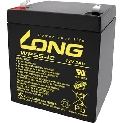 Батарея до ДБЖ Long 12В 5Ач (WPS5-12) (WPS5-12)