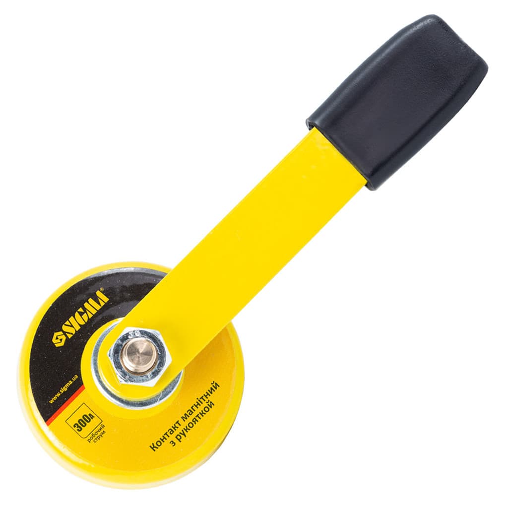 Магніт для зварювання Sigma контакт з рукояткою 50мм 300А (4270541)