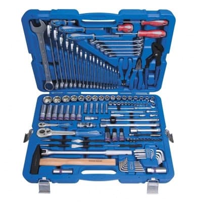 Набір інструментів KING TONY 128 шт. 1/4" та 1/2" (7528MR01)