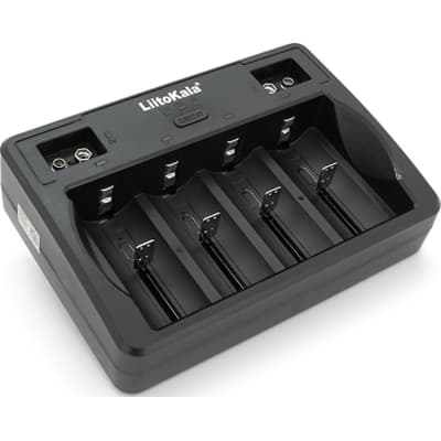 Зарядний пристрій для акумуляторів Liitokala 4 Slots, Ni-MH/Ni-CdAA,AAA,C, Li-ion/IMR32650,21700,18650 (Lii-D4)