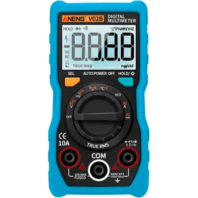 Цифровий мультиметр ANENG AN-V02B, V, A, R, з ємнісним діодом (AN-V02B)
