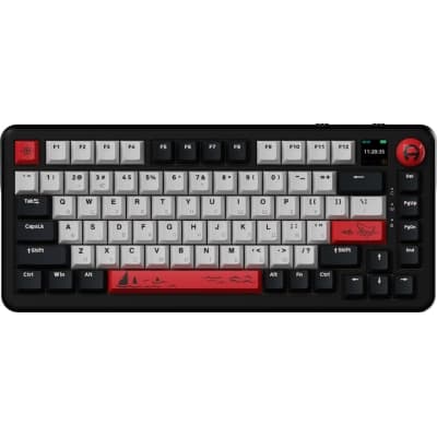 Клавіатура Ajazz AK820 MAX Avocado Switch Black RGB USB/Wireless/Bluetooth UA Black (AK820MAX-AS-BG)