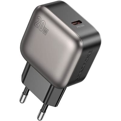 Зарядний пристрій BOROFONE BAS53A Absolute USB-C PD20W Black (6941991116179)