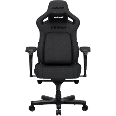 Крісло ігрове Anda Seat Kaiser 4 Linen Fabric Size L Dark Gray (AD12YDDC-L-20-GB-CF)