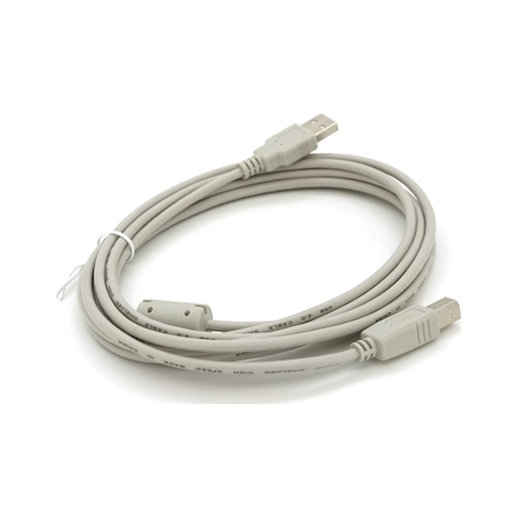 Кабель для принтера USB 2.0 AM/BM 3.0m ferrite white Voltronic (YT-AM/BM-3.0W)