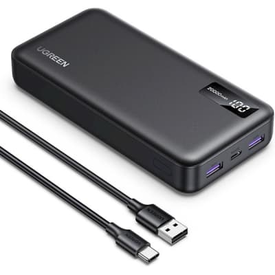 Батарея універсальна Ugreen 20000 mAh 22.5W Black (U_25683)