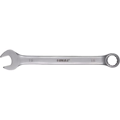 Ключ Sigma ріжково-накидний 10мм CrV satine (6021101)