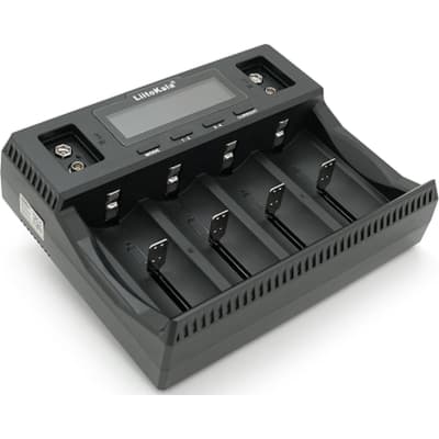 Зарядний пристрій для акумуляторів Liitokala 4 Slots+2, Ni-MH/Ni-CdAA,AAA,C, +Крона, Li-ion/IMR32650,21700,18650 (Lii-D4XL)