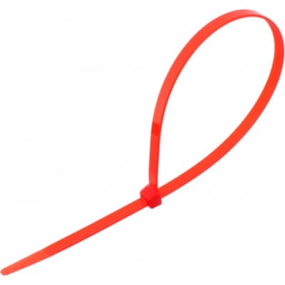 Стяжка 150мм/2.5мм, червона, 1000шт=уп. Voltronic (21146)