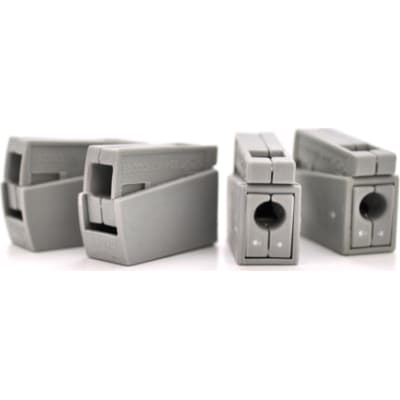 З'єднувач кабелю 1-pin аналог WAGO К224-101, 50штпак Voltronic (К224-101/50)