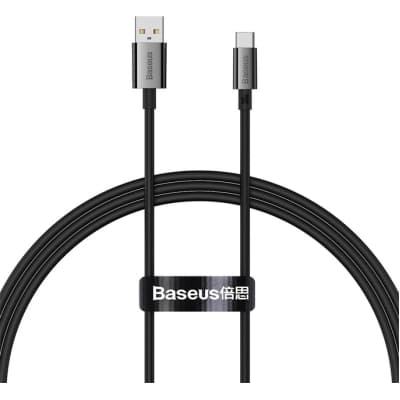 Дата кабель USB 2.0 AM to USB-C 2.0m Superior Fast Charging 100W cluster black Baseus (P10320102114-02)