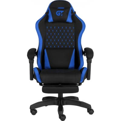 Крісло ігрове GT Racer X-2339 Black/Blue (X-2339 Fabric Black/Blue)