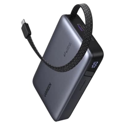 Батарея універсальна Ugreen 20000 mAh 67W Cable Space gray (U_55996B)