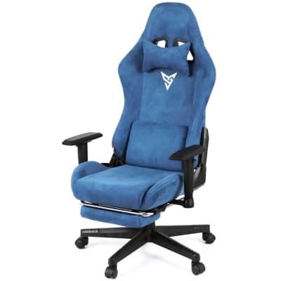 Крісло ігрове Аклас Герць RL (Оксамит Світло-синій) (00160348)