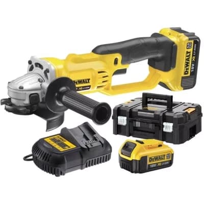 Шліфувальна машина DeWALT 18В XR Li-lon, 2x4Ah, 125 мм, 8000 об/хв (DCG412M2)
