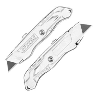 Ніж монтажний Total THT511615 висувне лезо 61x19мм. (THT511615)