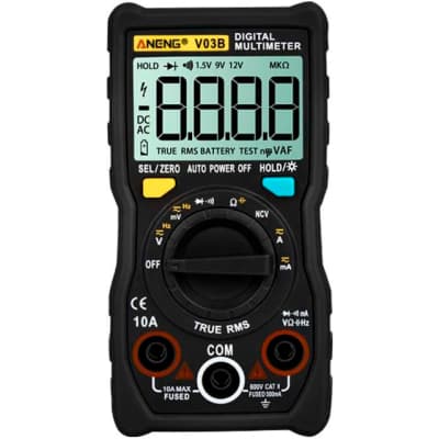 Цифровий мультиметр ANENG AN-V03B, V, A, R, F, з ємнісним діодом (AN-V03B)