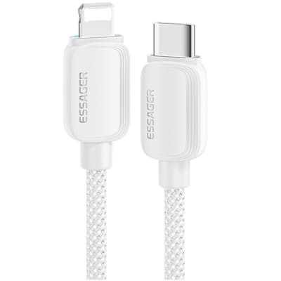 Дата кабель USB-C to Lightning 2.0m 20W white Essager (EXCTL-WLA02-P)
