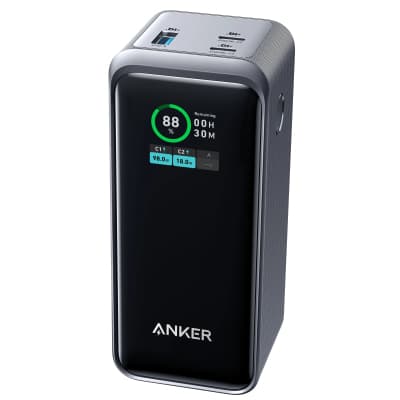 Батарея універсальна Anker Prime 20000mAh, 200W, PD, black (A1336011)