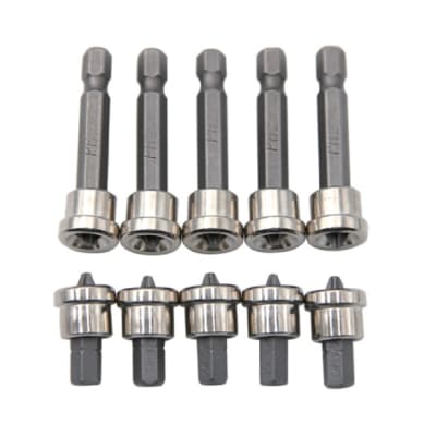 Набір біт YOSO YOSO-410 PH-2 зі стопором, 5шт. 20мм; 5шт. 50мм (YT40334)