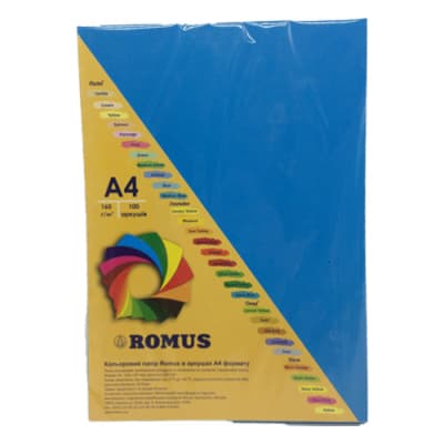Папір Romus A4 160 г/м2 100sh Dark blue (R51437)