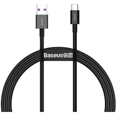 Дата кабель USB 2.0 AM to USB-C 2.0m 3A Black Baseus (CATYS-A01)