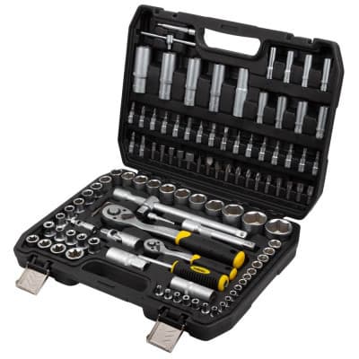 Набір інструментів Sigma насадок торцевих та біт 1/4", 1/2" 110шт CrV mid (6003771)