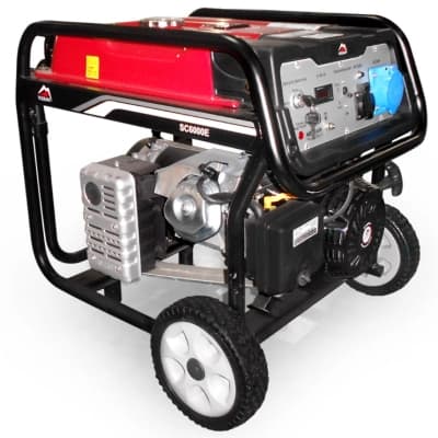 Генератор Vulkan SC6000E-II 1ф 5,0kW, ел.старт, бак-25л, колеса (SC6000E-II)