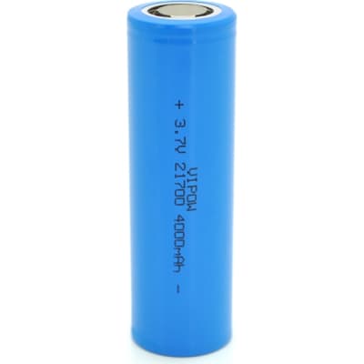 Акумулятор 21700 4000mAh, 3.7V, Blue, FlatTop Vipow (ICR21700-4000mAhFT / 31078)
