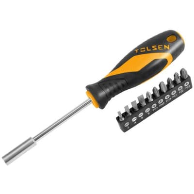 Викрутка Tolsen 11 насадок (20044)