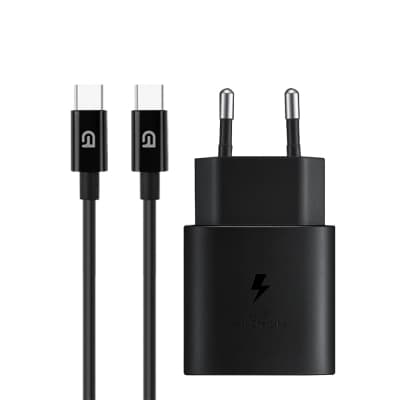 Зарядний пристрій Armorstandart AR-TA800 25W USB-C + cable USB-C to USB-C black (ARM77720)