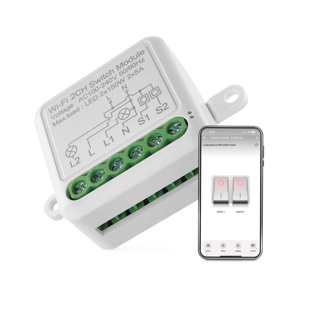 Модуль управління розумним будинком EMOS H5106 WiFi 2-Channel (H5106)