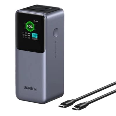 Батарея універсальна Ugreen 20000 mAh 130W Fast Charging Space gray (U_35524B)